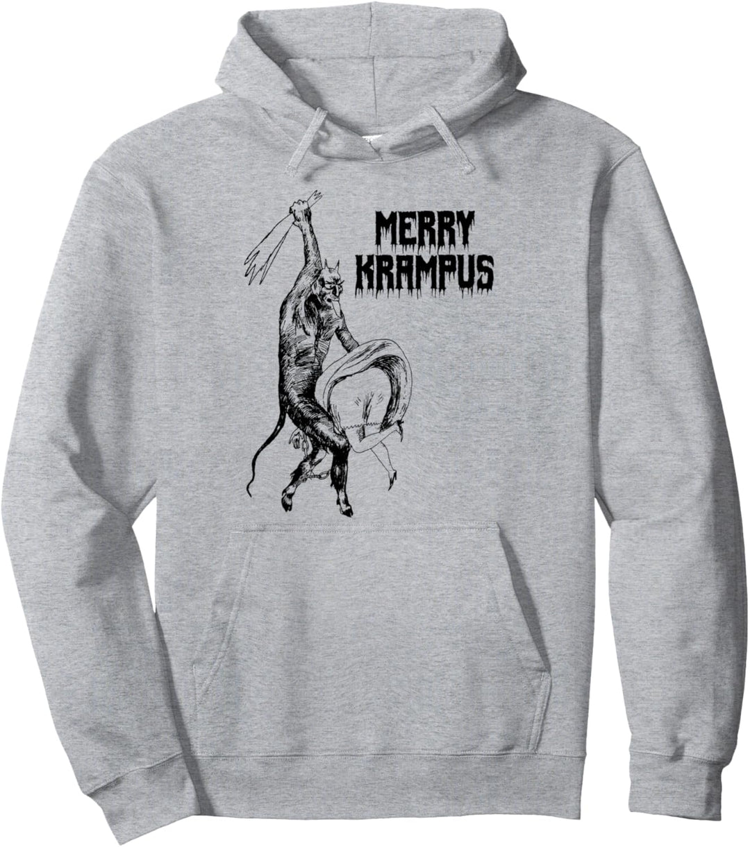 Creepy Gruss Vom Krampus Demon Christmas Devil Krampus Pullover Hoodie