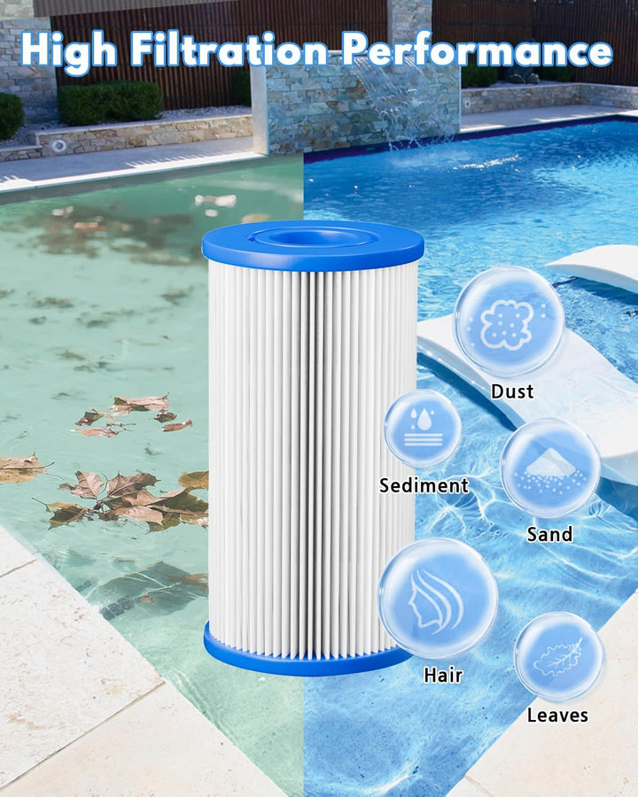 Eisbad-Filter 12.7 cm x 6.35 cm (16 Packung) Ice bath filter 5"x2.5" (16 Packung), Ice bath filter 5