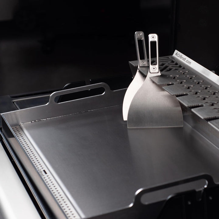 Grillrost.com Das Original Fettrinnen-Einsatz für XXL Griddle Plancha - Verhindert, DASS Grillgut in