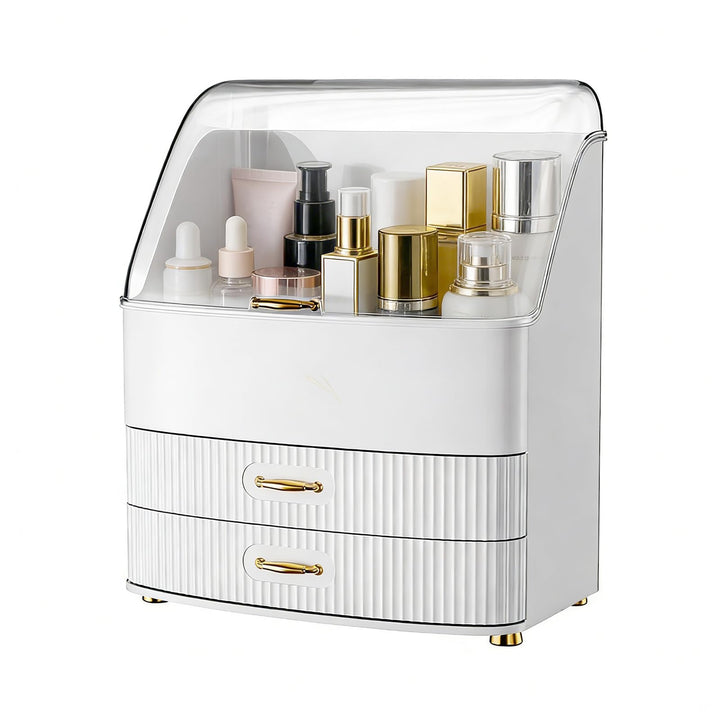 Make Up Organizer, Transparente Aufbewahrungsbox Mit Deckel, 3 Schubladen Bad Organizer, Platz Spare