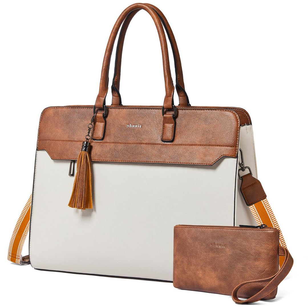 Shrrie 15.6in-Laptoptasche ür Männer und Frauen anwendbar, wasserfeste Arbeitstasche LaptopTote Bag,