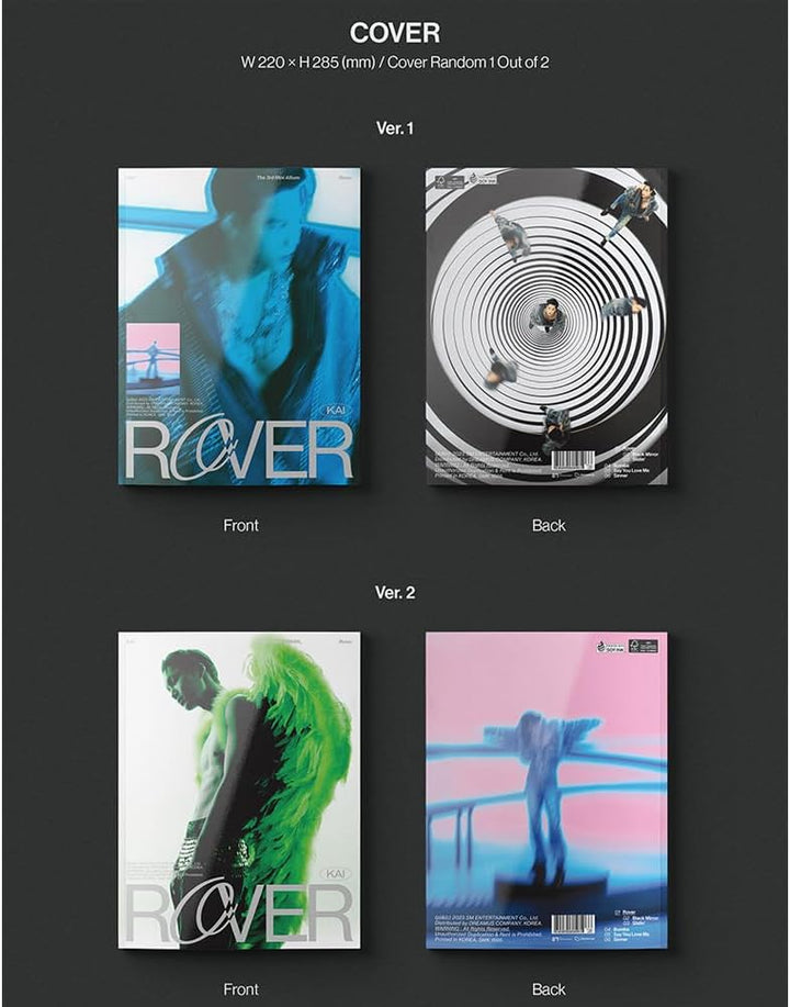 KAI EXO - Rover [Photo Book Ver.2] Album+Folded Poster (+ 1 Folded Poster)