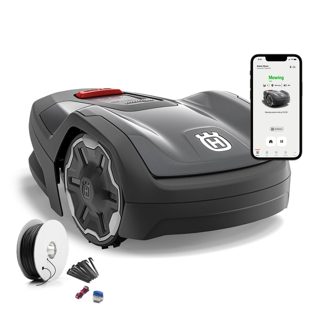 Husqvarna Mähroboter Automower Aspire R4 für 400 m² Fläche I Akku Rasenmäher Roboter, Steuerung per