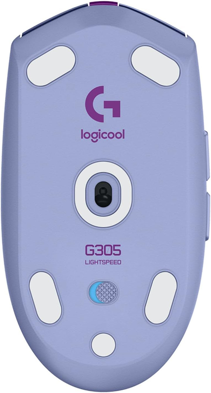 Logitech G305 LIGHTSPEED kabellose Gaming-Maus mit HERO 12K DPI Sensor, Wireless Verbindung, 6 progr
