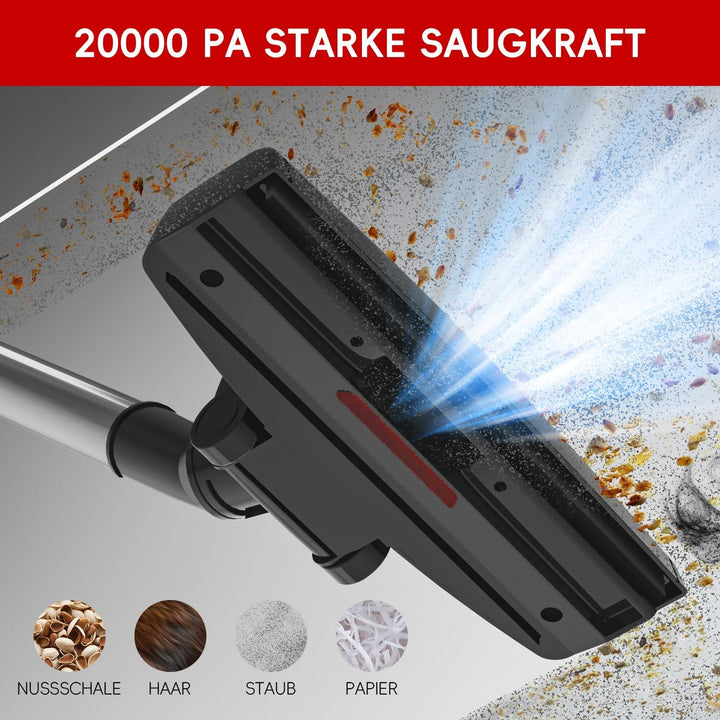 Staubsauger mit 5 Kabel,20KPa/500W,Kabelstaubsauger,Staubsauger,Handstaubsauger für Harte Böden/Tier