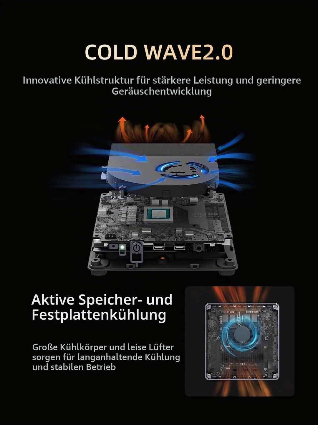 MINIS FORUM UM790 Pro Mini-PC AMD Ryzen 9 9 7940HS nur 5,2 GHz 32 GB DDR5 512 GB SSD mit AMD Radeon