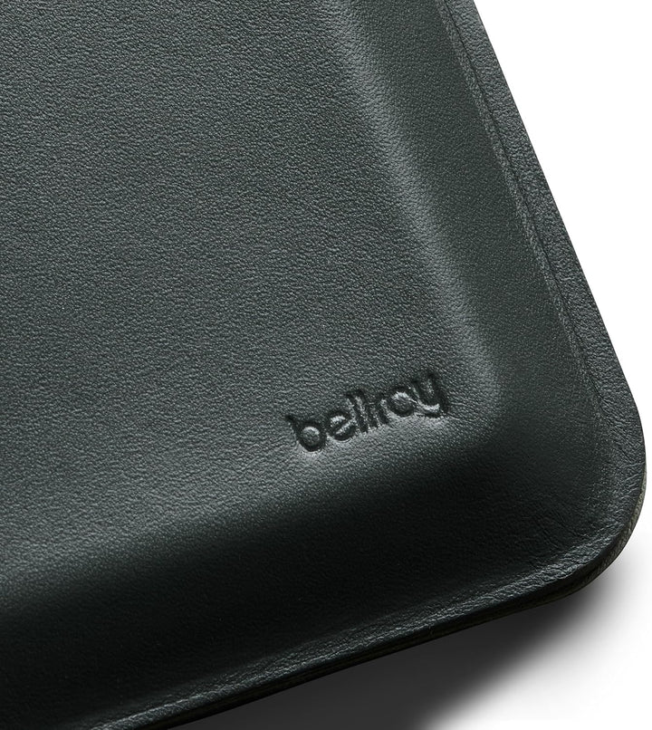 Bellroy Apex Note Sleeve – (Vorgeformte Leder-Brieftasche, RFID-Schutz) - Everglade, Everglade