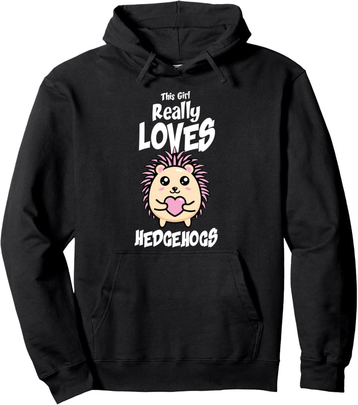 Damen Hedgehog Love Igel Kleidung Kostüm Geschenk Igel Pullover Hoodie
