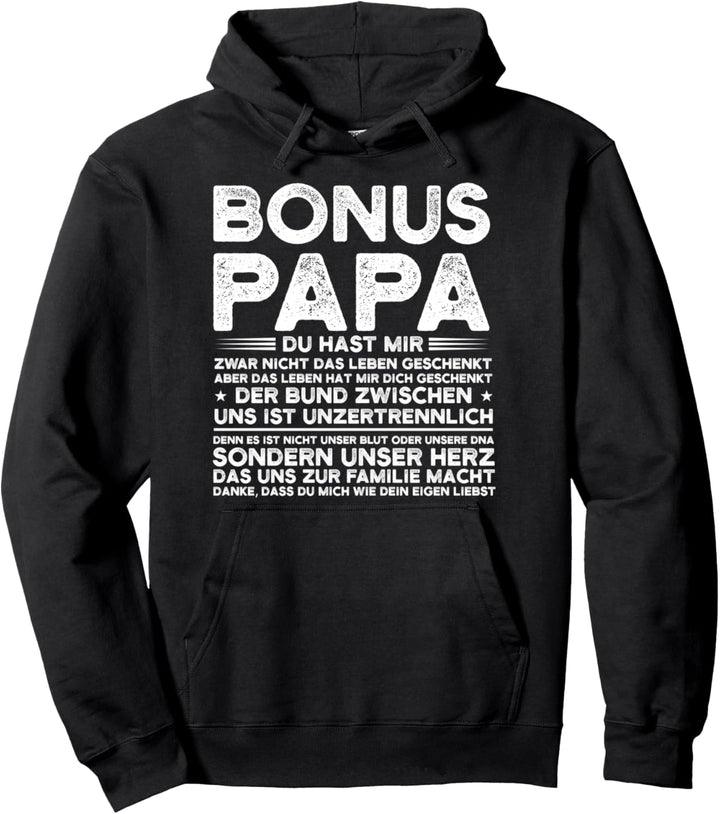 Bonus Papa Bonus Papa Stiefsohn Pullover Hoodie