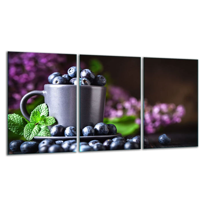 TMK ArtDeko Herdabdeckplatte 3 Teilig 3x30x52 cm - Spritzschutz Herdabdeckung – Herdschutz aus Siche