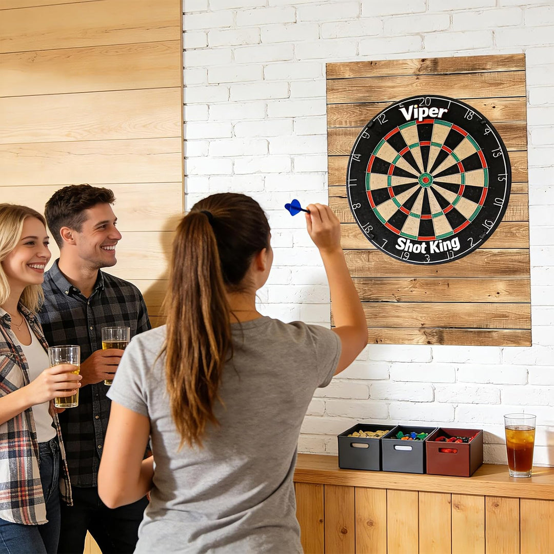 Holzmaserung Dartboard Wandschutz, Filz Dartscheibe Wandschutz Selbstklebend, Wandumrandung für Dart