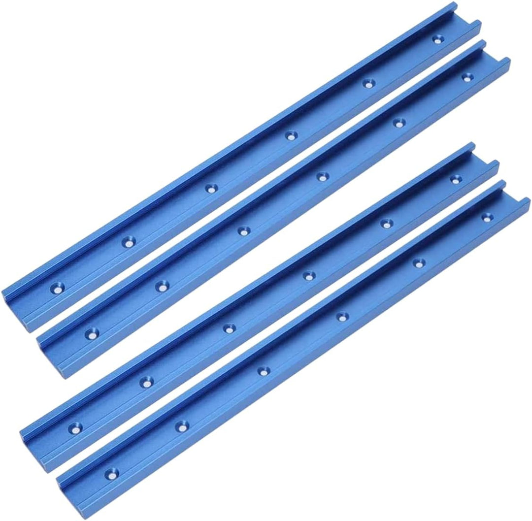 4pcs 1000mm Aluminium T-Gleis SchieneT-Schlitz Gehrungsschiene Jig für Holzbearbeitung oder Router T