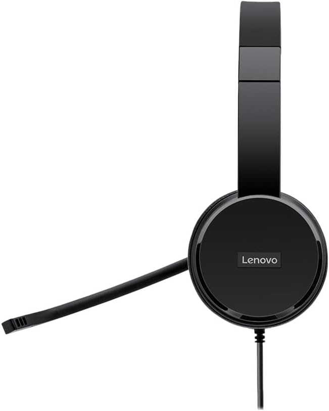 Lenovo 4XD0X88524 100 Headset USB schnurgebunden, Stereo On Ear Schwarz, 2.3 Ohr-aufliegend, Ohr-auf