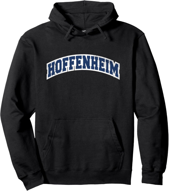 Hoffenheim Deutschland College-Stil Vintage Pullover Hoodie