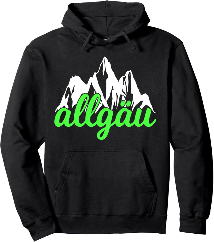 Allgäu Berge Wandern Klettern Pullover Hoodie