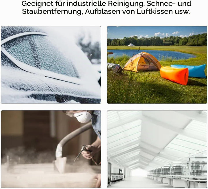 Jet Dry Gebläse, Jet Fan 500000 U/min Wind Geschwindigkeit mit 16000mAh Lithium-Batterie, Super Jet
