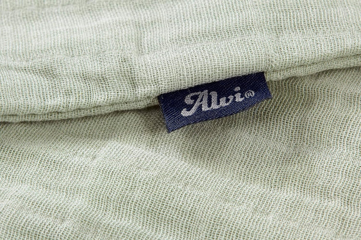 Alvi Babyschlafsack atmungsaktiv mit Babylöffel DeinKinderland| Baby-Schlafsack ohne arm extra dünn|