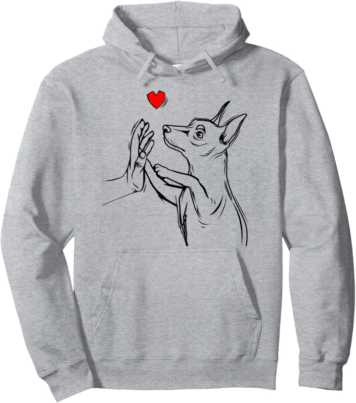 Zwergpinscher Liebe Miniature Pinscher Pullover Hoodie