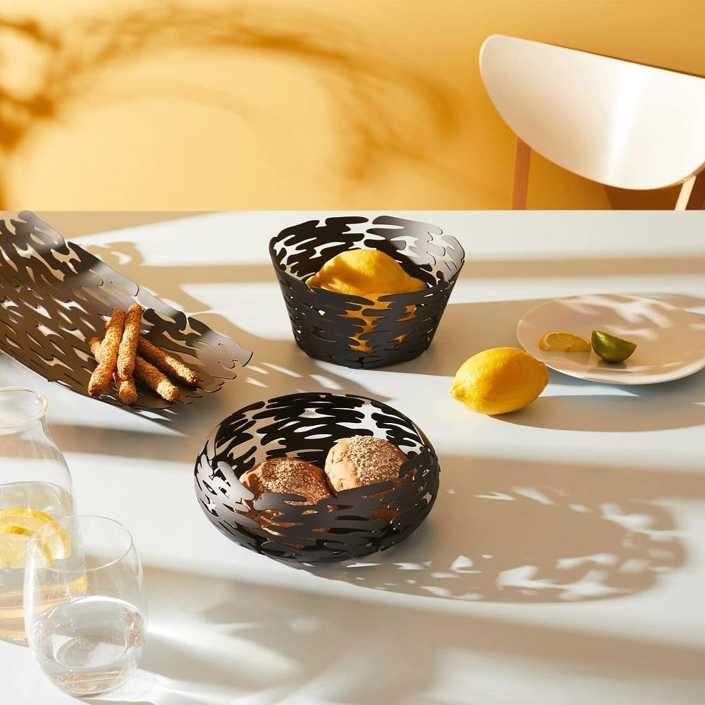 Alessi BM02 Barknest Schale,Edelstahl 18/10 glänzend poliert Silber Einheitsgrösse Single, Silber Ei