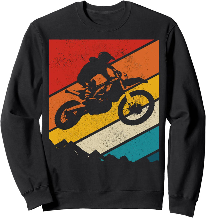 Motocross Vintage Enduro MX Motorrad Biker Geschenk Sweatshirt