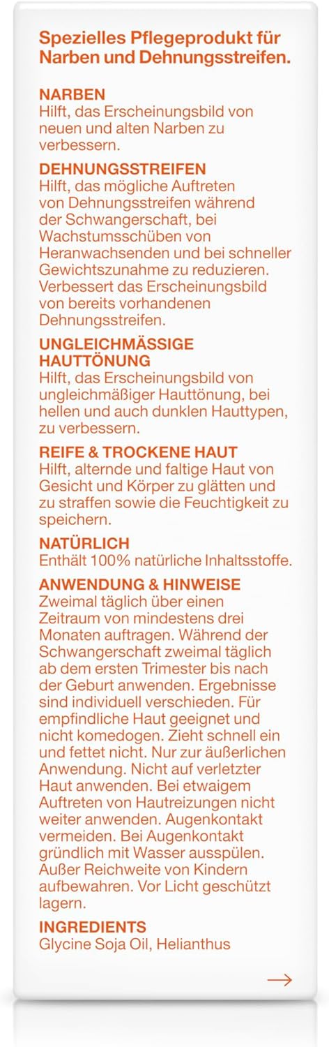 Bio-Oil Hautpflege Öl 100% natürlich | Schwangerschaftsöl mit 100 % natürlichen Inhaltsstoffen | Kör