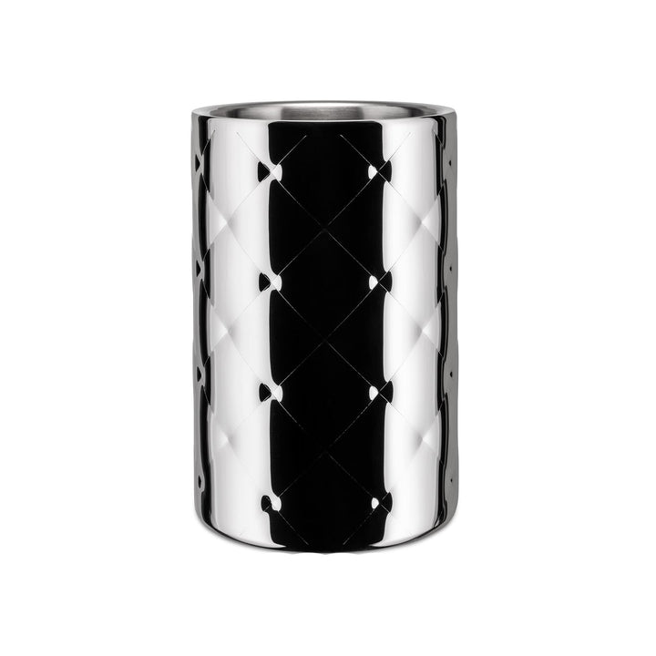 Alessi Mateglacé MSA11 Design Vakuum Flaschenkühler aus Edelstahl, 5 x 14 x 17 cm