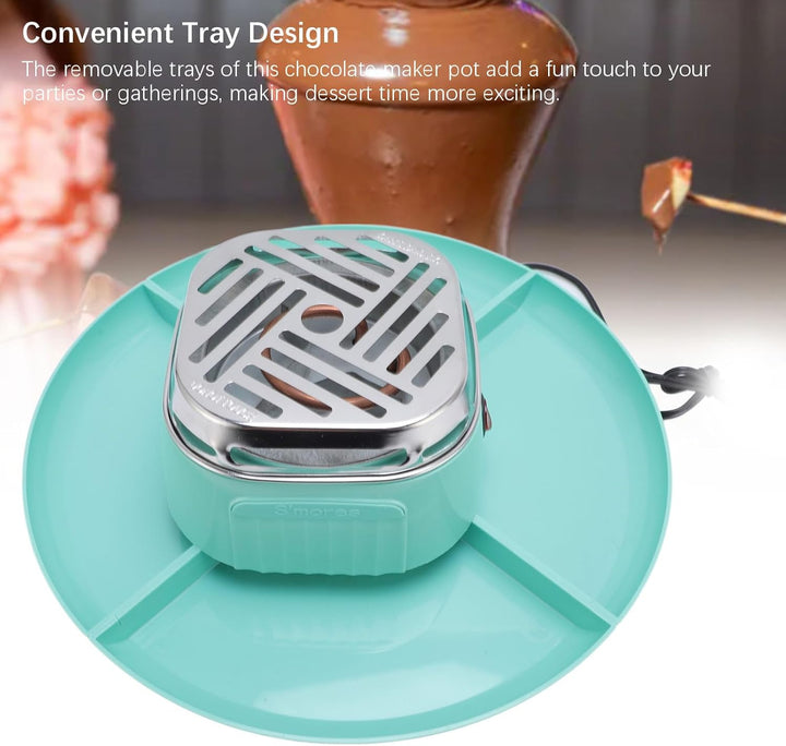 Indoor Electric Smores Maker, einstellbare Temperatur Tabletop Schokoladen -Marshmallow -Röster mit