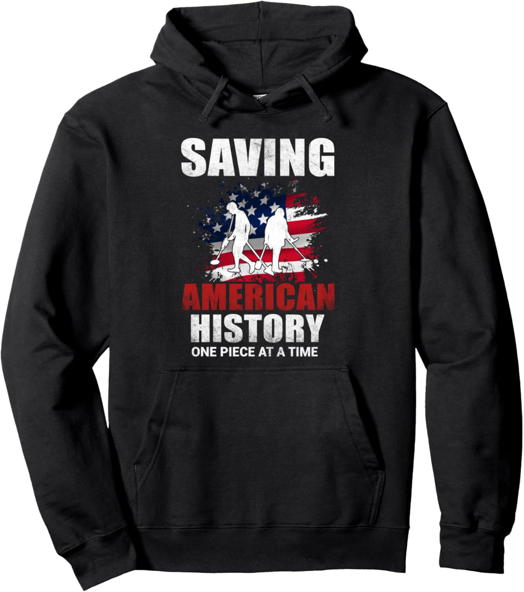 Herren-Metalldetektion Speichern der amerikanischen Pullover Hoodie