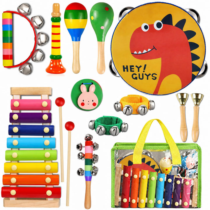 Kinder Musikinstrumente Holz Kleinkind Percussion Spielzeug Set