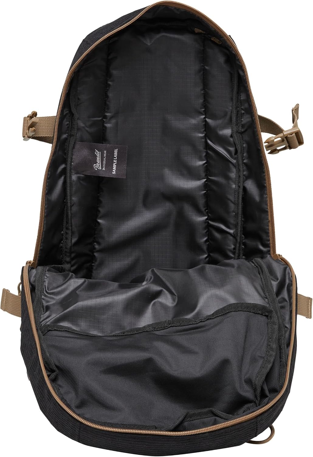 Forvert Cord Louis Backpack, Farbe: black, Grösse: OS Schwarz, Schwarz