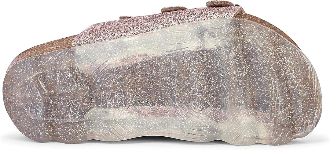 Superfit Mädchen Fussbettpantoffel Pantoffeln 25 EU Bronze 9000, 25 EU Bronze 9000
