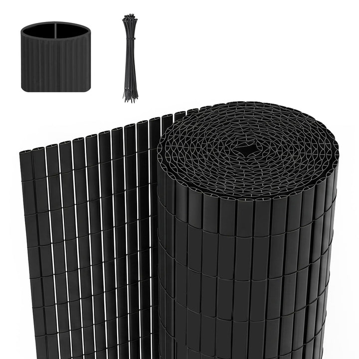 WOLTU PVC Sichtschutzmatte 500x90cm, Wetterfester Sichtschutzzaun UV-beständig für Optimale Privatsp