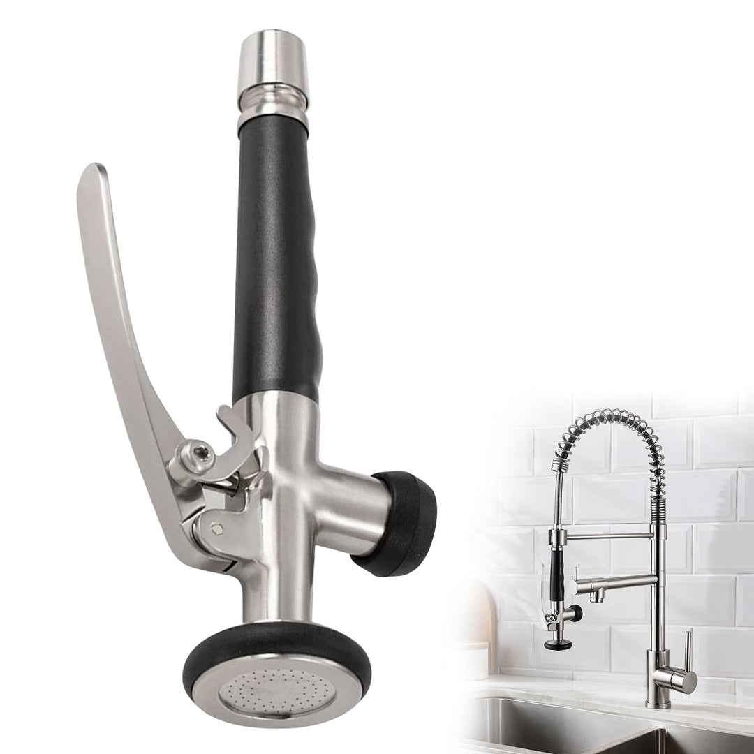 Profi Gastro Handbrause, Messing Spülbrause Gastro Ersatzkopf, Geschirrbrause Gastro, Edelstahl Ersa