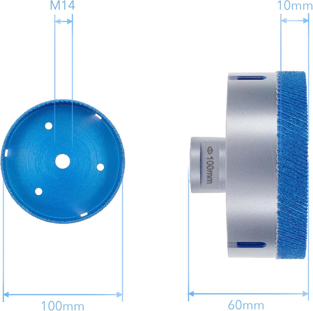 PRODIAMANT Matrix Fliesenbohrer ø 100mm PD-MATRIX Diamantbohrkrone für Fliesen Keramik Feinsteinzeug