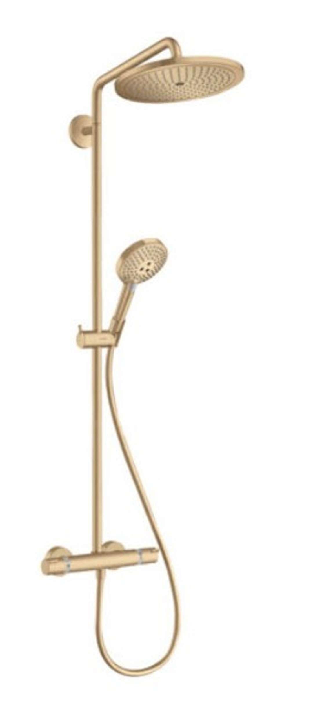 hansgrohe Duschsystem Croma Select S Showerpipe 280 Regendusche (Duschkopf, Duschstange, Thermostat,