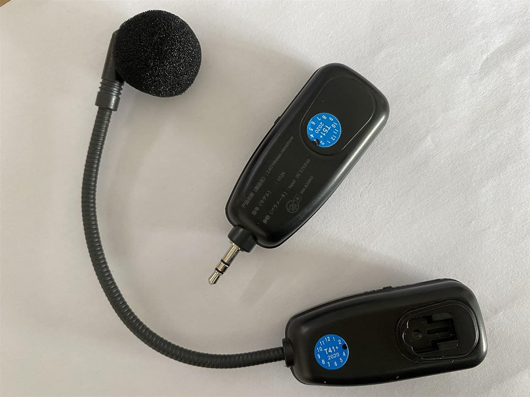 Kabelloses Mikrofon Headset, UHF Kabelloser Mic, USB-C Ladeanschluss Drahtloses Microphone, 50m Kabe