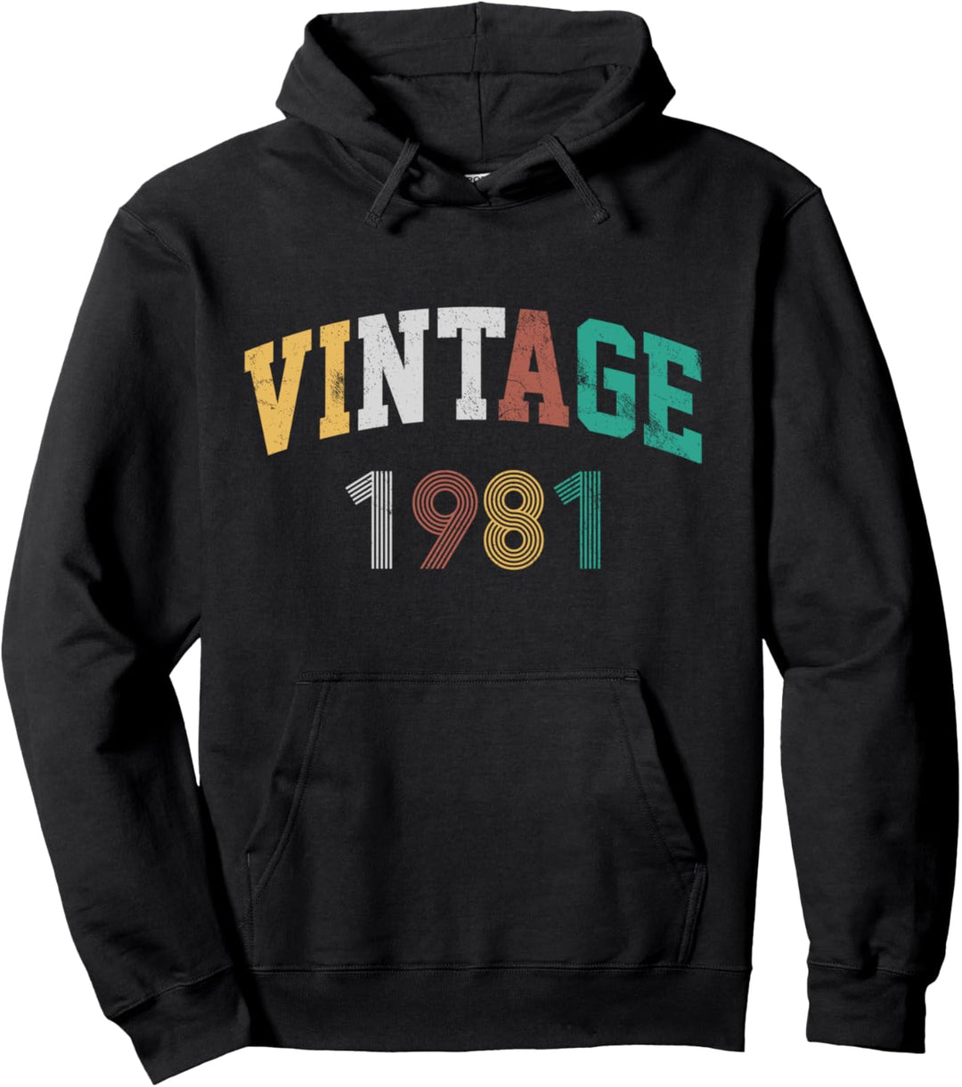 40. Geburtstag Lustig Geschenk Vintage 1981 Pullover Hoodie