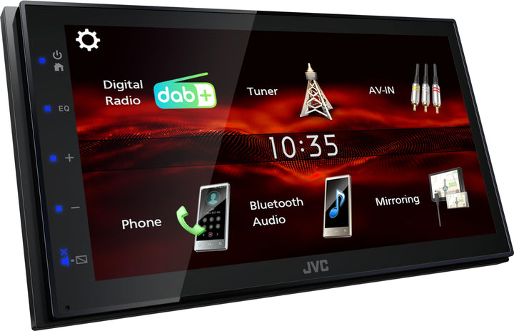 JVC KW-M180DBT - 17,3 cm (6,8") Digital Media AV-Receiver mit Quick Boot &amp; Android USB-Mirroring (4x
