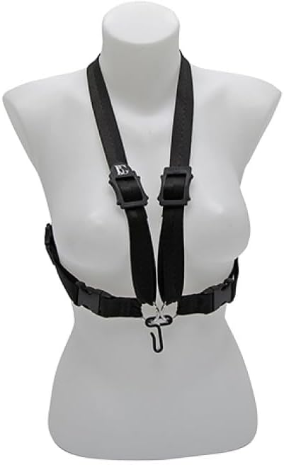 BG S41M - Schultergurt für Sopran, Alt, Tenor und Bariton Saxophon Damen, Metallhaken Haken aus Meta
