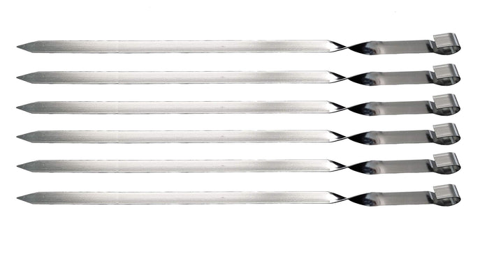 Grillspiess 60cm x 2cm Breite EXTRA 2mm Stark, 6 St