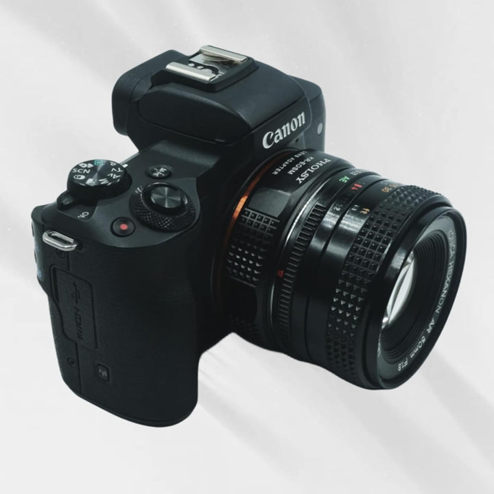 PHOLSY Objektivadapter für Konica AR Objektiv und Canon EF-M Kamera Konica-AR-EOS M, Konica-AR-EOS M