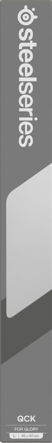 SteelSeries QcK Mauspad (Gross) – Weiss – Anti-Rutsch-Gummierung auf der Unterseite – Bestes Trackin