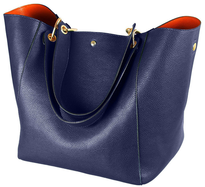 sqlp Damen Henkeltaschen Leder Gross Kapazität Shopper Tasche Student Schultasche Arbeit Handtasche