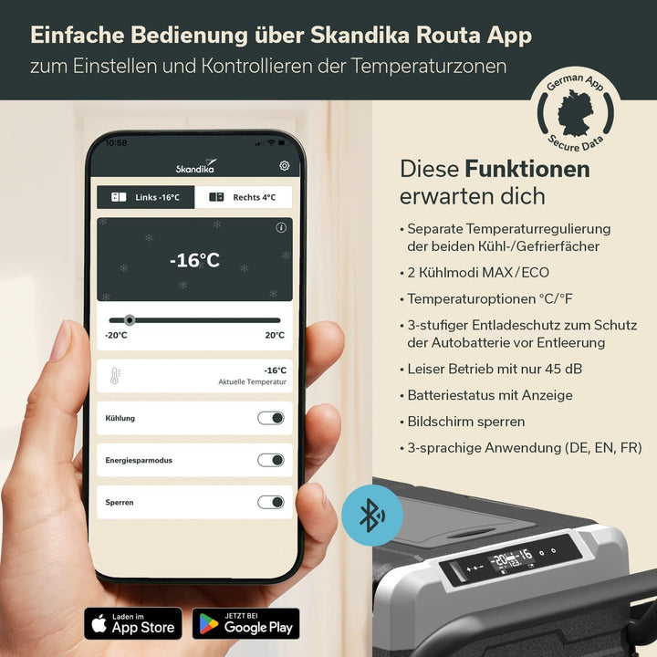 Skandika Gefrierbox Routa Batterie | 15.600 mAh Akku, kompatibel mit Allen Kompressor Kühlboxen Rout
