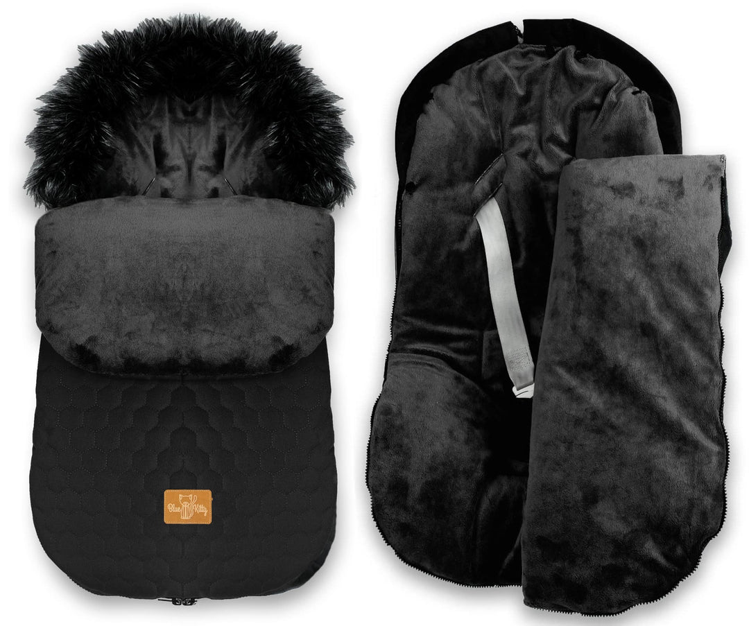 BlueKitty Fusssack 0-16 kg, Winterfusssack, Schlafsack, Schlitten, Footmuff, Kinderwagensack, Wasser
