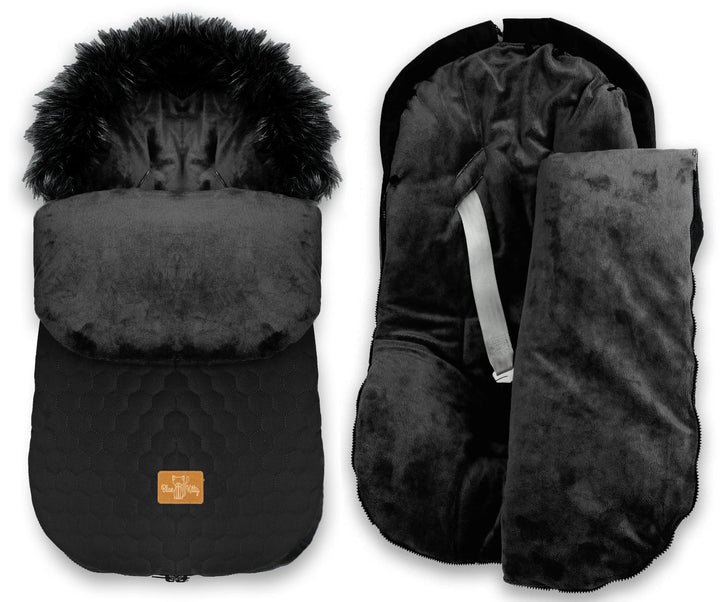 BlueKitty Fusssack 0-16 kg, Winterfusssack, Schlafsack, Schlitten, Footmuff, Kinderwagensack, Wasser