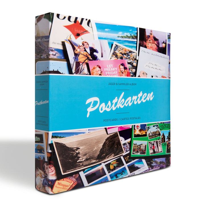 Leuchtturm 342621 Sammel-Album - Postkarten-Album für 600 Postkarten - 50 festeingebundene Hüllen