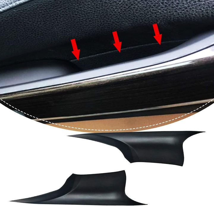 LIMBQS Schwarze Türgriffabdeckung für BMW 7er, Innentürgriffabdeckungen für BMW F01 F02 730 740 750