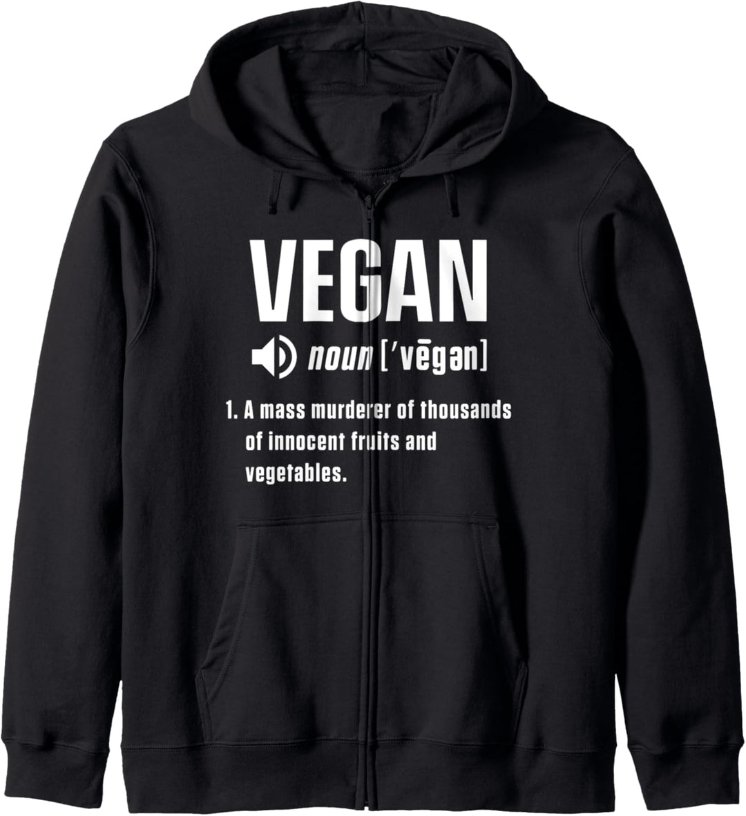 Vegan Definition Veganer Veganismus Essen Vegetarisch Kapuzenjacke
