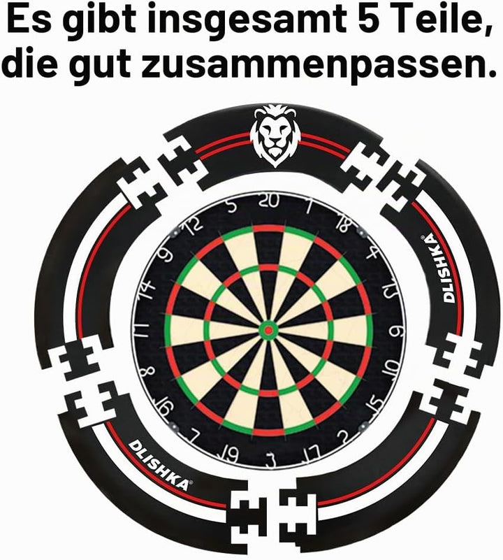 Dartscheibe Dart ZubehöR-Dart Surround Eva,Dartscheibe Schutzring FüR Verpasste WüRfe,Einfache Monta